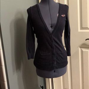 Navy Hollister Cardigan